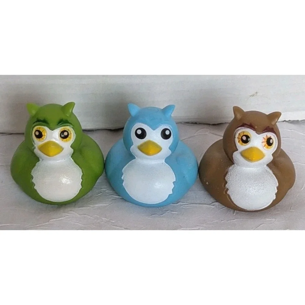 Rubber Ducks Animals Elephant Lion Unicorn Owl Butterfly Ducky Bath Lot Of 25